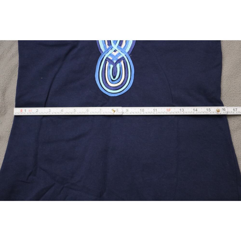 LILLY PULITZER Dress Women Small Navy String Accent Pullover Quarter Sleeve - Picture 7 of 16